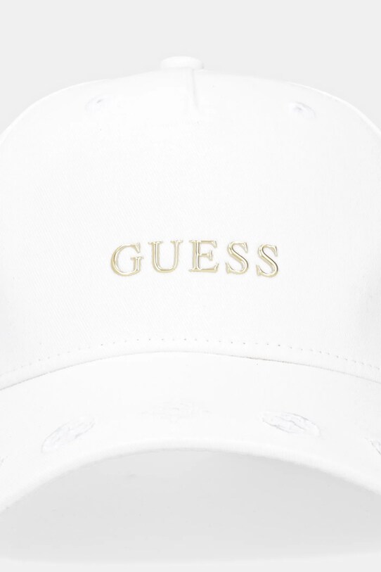 Бавовняна бейсболка Guess PEONY V5YZ01.WFKN0 білий AW25