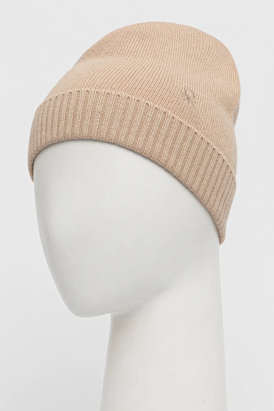 Шапка з додаванням вовни United Colors of Benetton 122HDA013 бежевий AW25