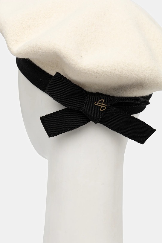 Вовняний берет Patou AC1120235 бежевий AW25