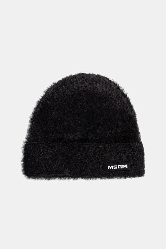 MSGM czapka z domieszką wełny z domieszką wełny czarny 3941MDL12.257751