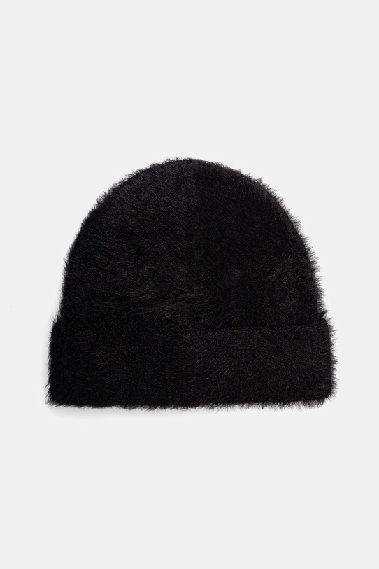 MSGM czapka z domieszką wełny 3941MDL12.257751 czarny AW25