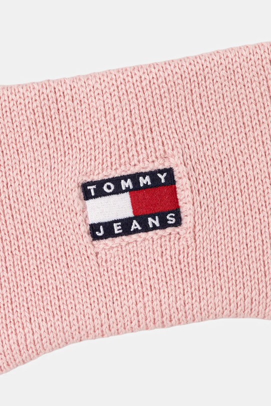 Tommy Jeans opaska na głowę bawełniana AW0AW17898 różowy AW25
