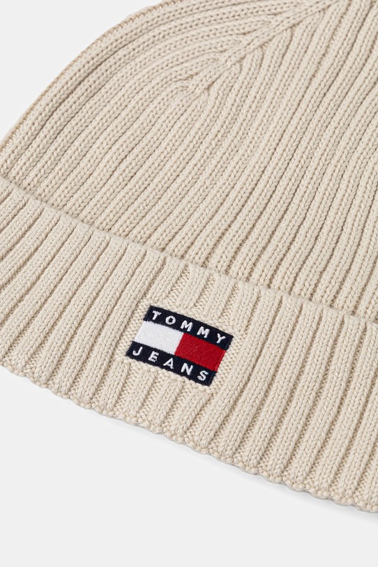 Bavlněná čepice Tommy Jeans AW0AW17899 béžová AW25