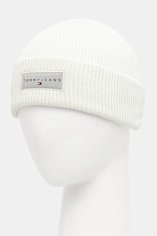 Αξεσουάρ Βαμβακερό σκουφάκι Tommy Jeans AW0AW17913 λευκό