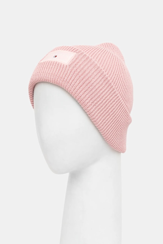 Аксесоари Памучна шапка Tommy Jeans AW0AW17913 розов