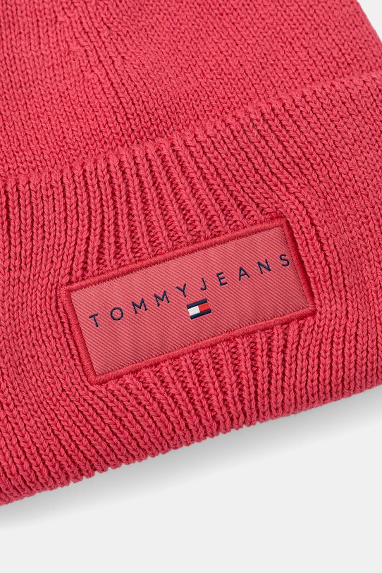 Bavlněná čepice Tommy Jeans AW0AW17913 růžová AW25