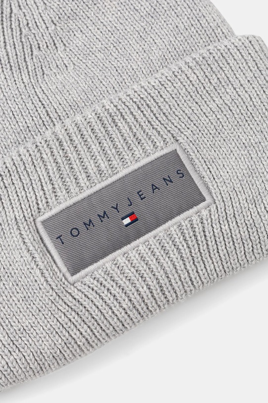 Бавовняна шапка Tommy Jeans AW0AW17913 сірий AW25