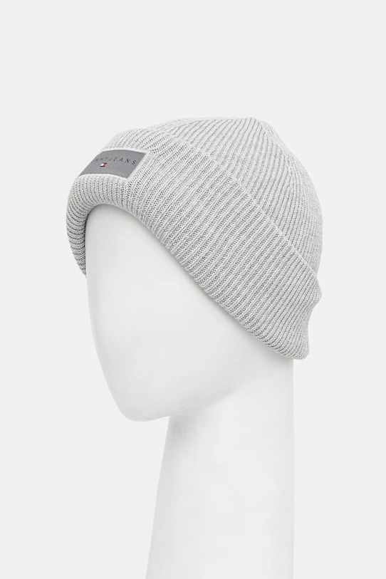 Akcesoria Tommy Jeans czapka bawełniana AW0AW17913 szary