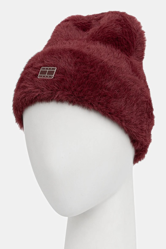 Akcesoria Tommy Jeans czapka AW0AW17900 bordowy