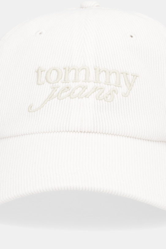 Tommy Jeans czapka z daszkiem sztruksowa AW0AW17908 beżowy AW25
