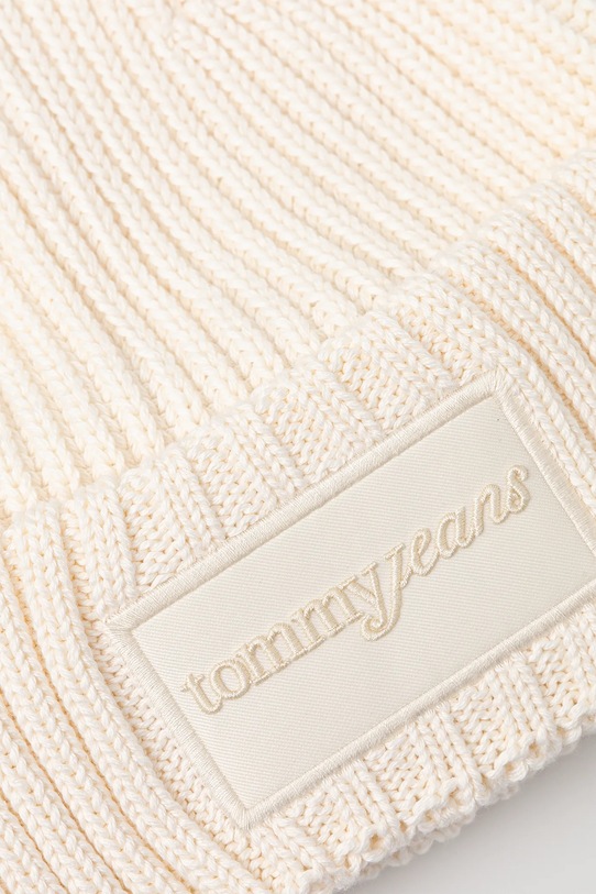 Doplnky Bavlnená čiapka Tommy Jeans AW0AW17909 béžová