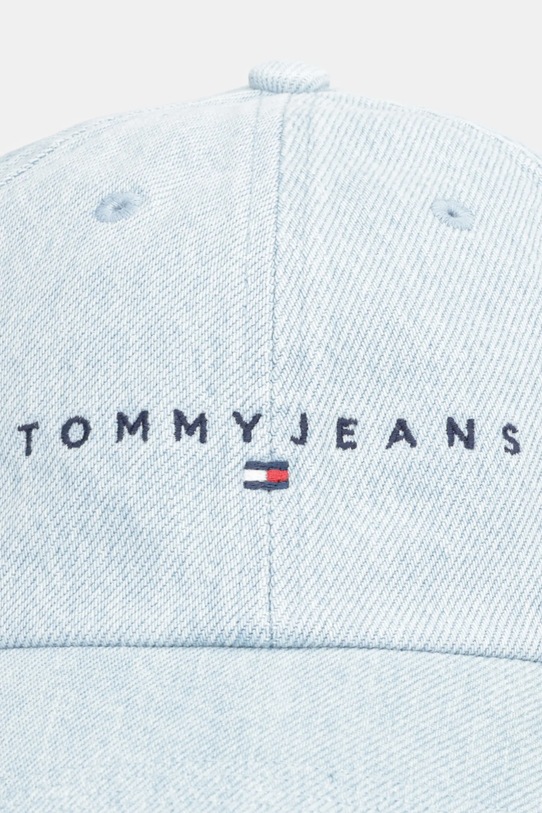 Tommy Jeans czapka z daszkiem jeansowa AW0AW17912 niebieski AW25