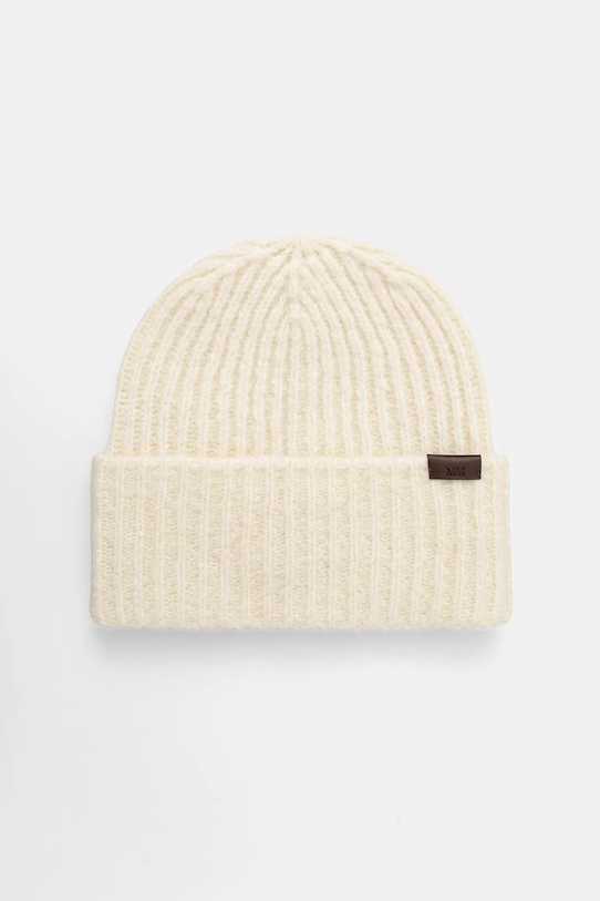 MM czapka z dodatkiem wełny WARREN średniej grubości beżowy 2526576018600
