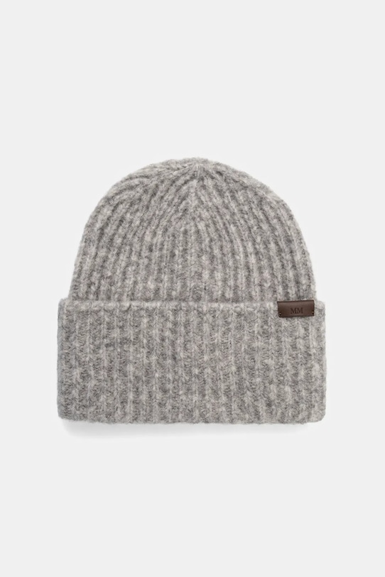 MM czapka z dodatkiem wełny WARREN średniej grubości szary 2526576018600