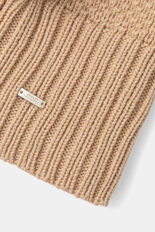 Akcesoria Armani Exchange kominiarka z wełną XW001501.AF16604 beżowy