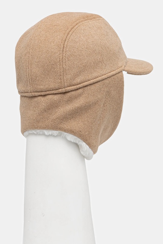 Armani Exchange czapka z daszkiem z dodatkiem wełny XW001505.AF16216 zielony AW25