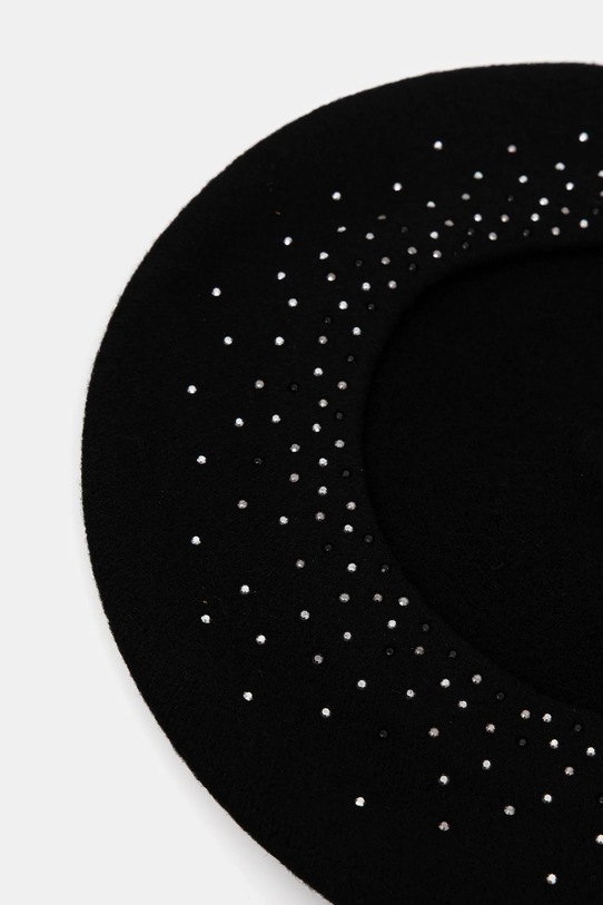 Akcesoria Emporio Armani beret wełniany EW003512.AF20033 czarny