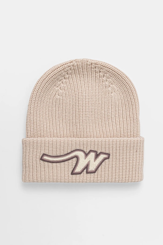 Weekend Max Mara căciulă de lână ALBEN imprimeu bej 2525576025600