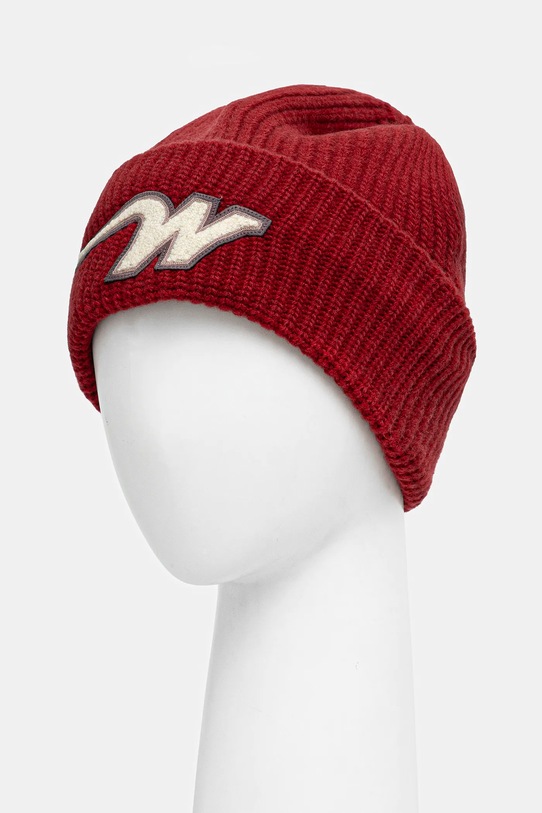 Weekend Max Mara czapka wełniana ALBEN 2525576025600 bordowy AW25