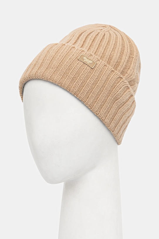 Weekend Max Mara czapka wełniana RITMO 2525576035600 zielony AW25