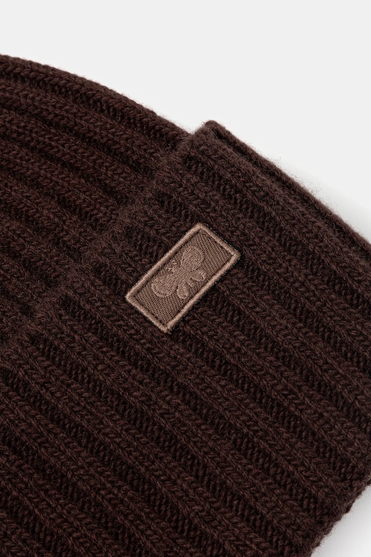 Akcesoria Weekend Max Mara czapka wełniana RITMO 2525576035600 brązowy