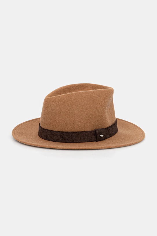 Вовняний капелюх Weekend Max Mara CIAD вовна коричневий 2525576055600