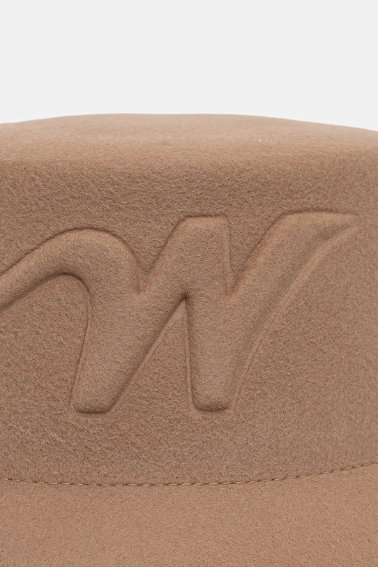 Vlnený klobúk Weekend Max Mara YAQUI 2525576075600 zelená AW25