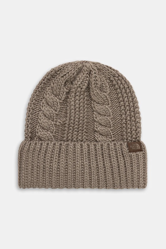 Čepice The North Face Oh Mega hrubá béžová NF0A7WJJBOW1