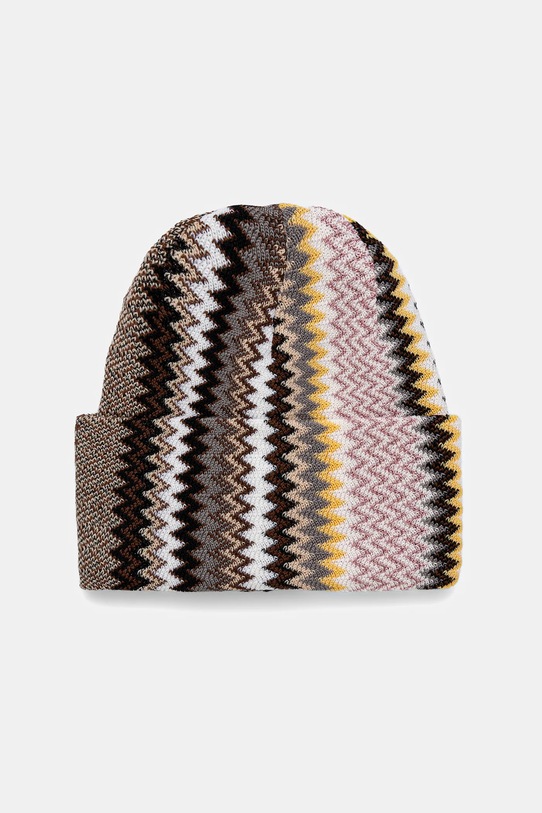 Missoni czapka z wełną cienka czarny CP00WMDA232