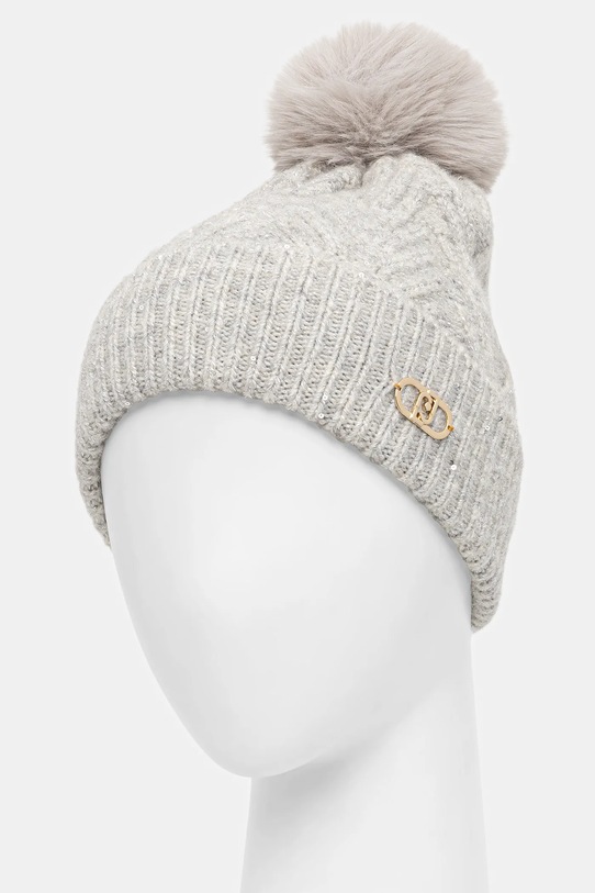 Liu Jo căciulă din amestec de lână 2F5009.M0300 gri AW25
