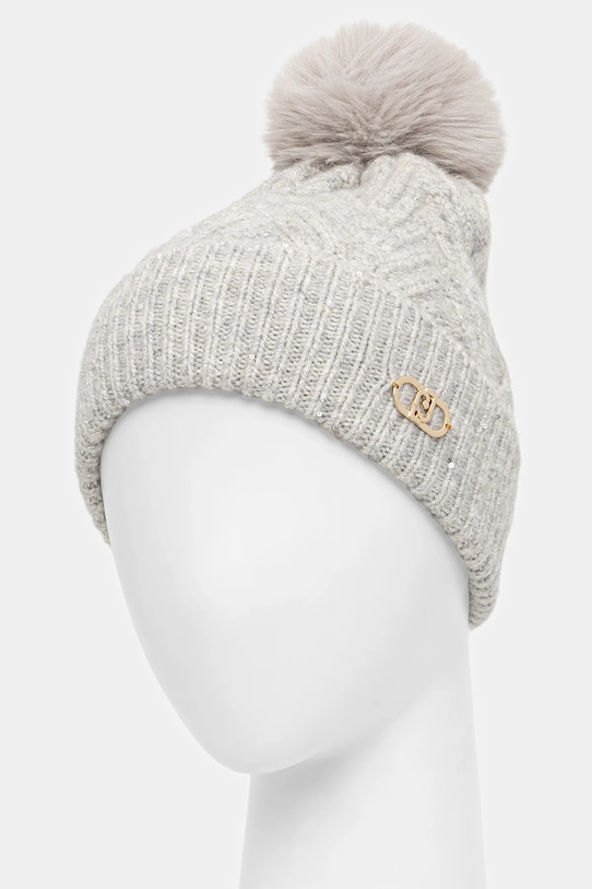 Liu Jo căciulă din amestec de lână 2F5009.M0300 gri AW25