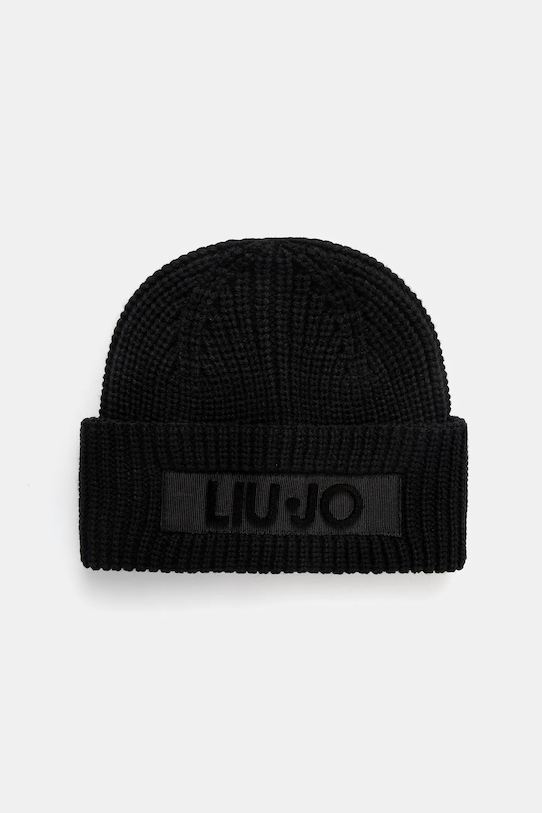 Čepice Liu Jo hrubá černá 2F5057.M0300