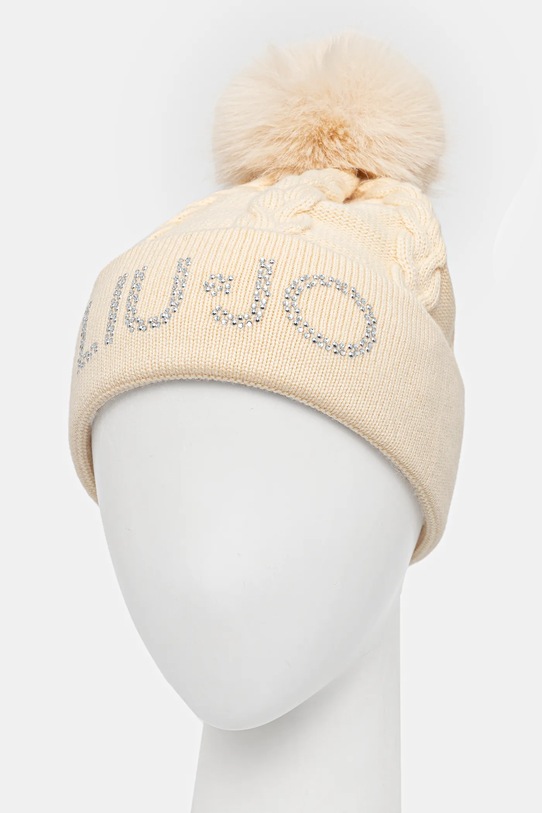 Accesorii Liu Jo căciulă de lână 2F5058.M0300 bej