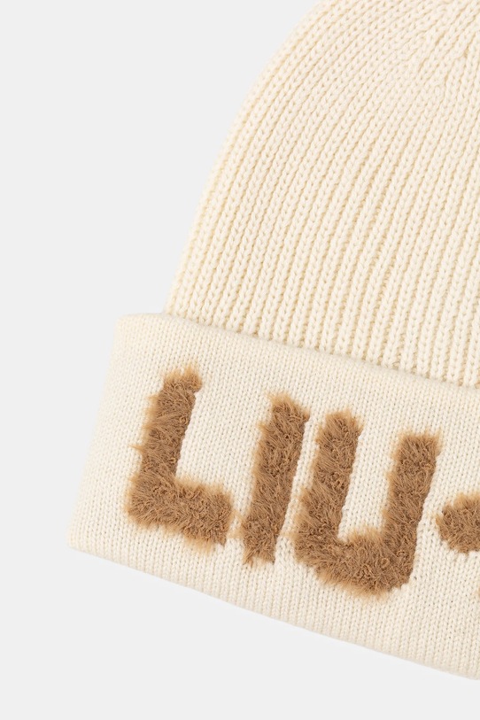 Liu Jo czapka z wełną 2F5059.M0300 beżowy AW25
