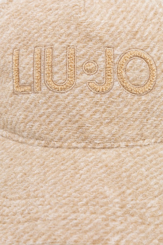 Liu Jo czapka z daszkiem z domieszką wełny 2F5088.T0300 beżowy AW25