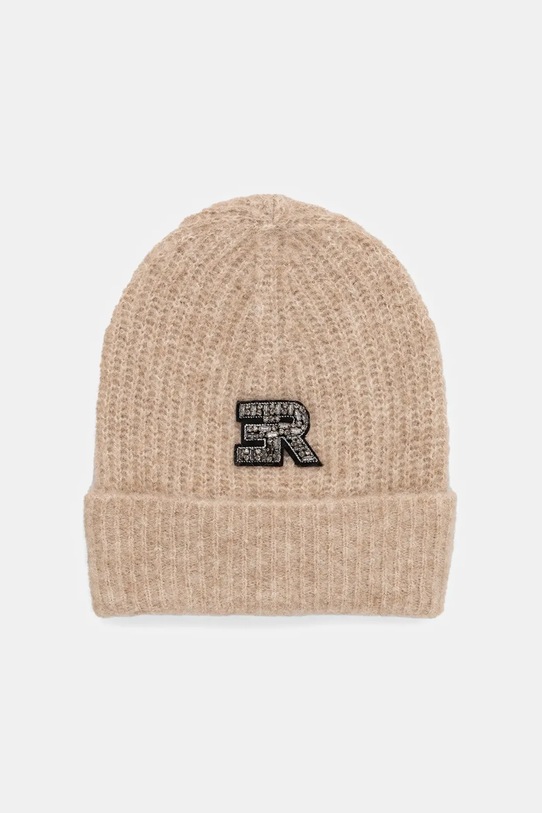 ERMANNO Firenze căciulă de lână imprimeu bej 57TV005E89