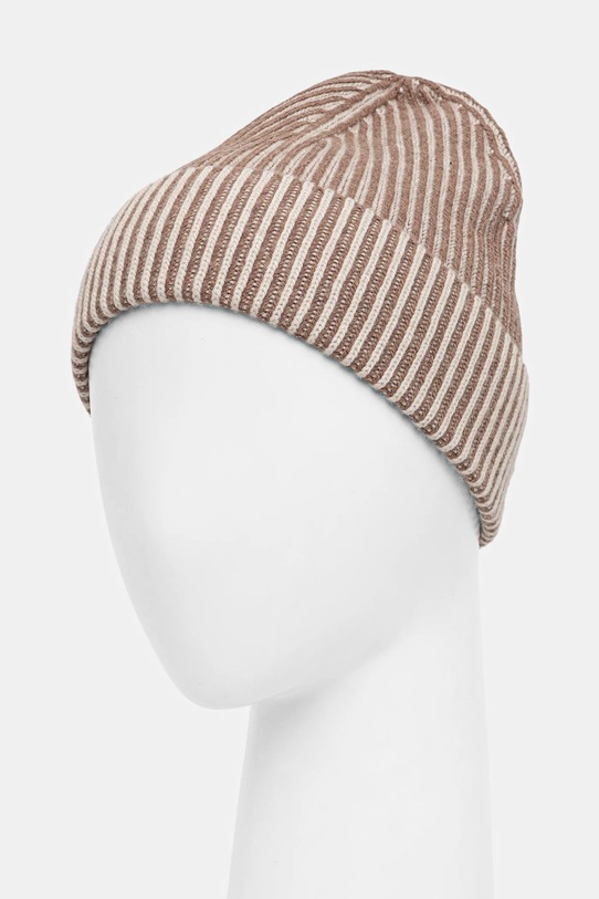 Sisley czapka z domieszką wełny 132HLA00J beżowy AW25