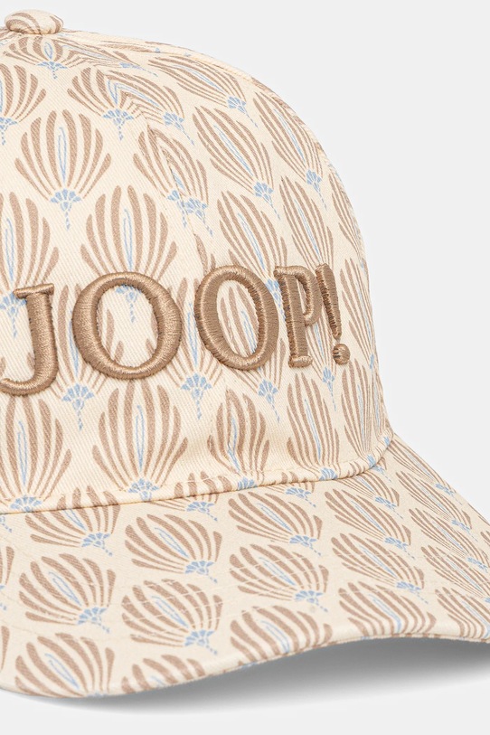 Joop! czapka z daszkiem bawełniana 30047868 beżowy AW25