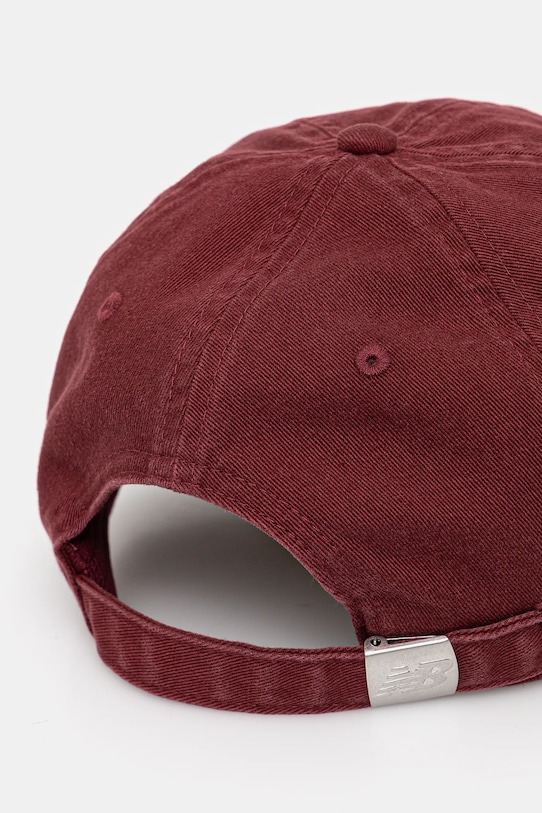 Doplňky Bavlněná baseballová čepice New Balance LAH53000MHB burgundské