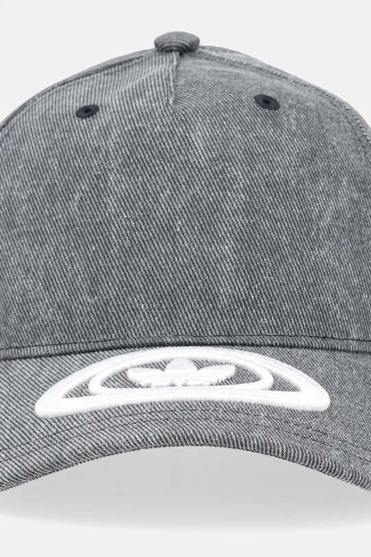 adidas Originals czapka z daszkiem bawełniana KE1147 szary AW25