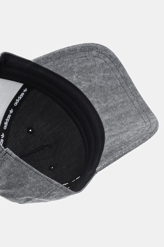 adidas Originals czapka z daszkiem bawełniana szary KE1147