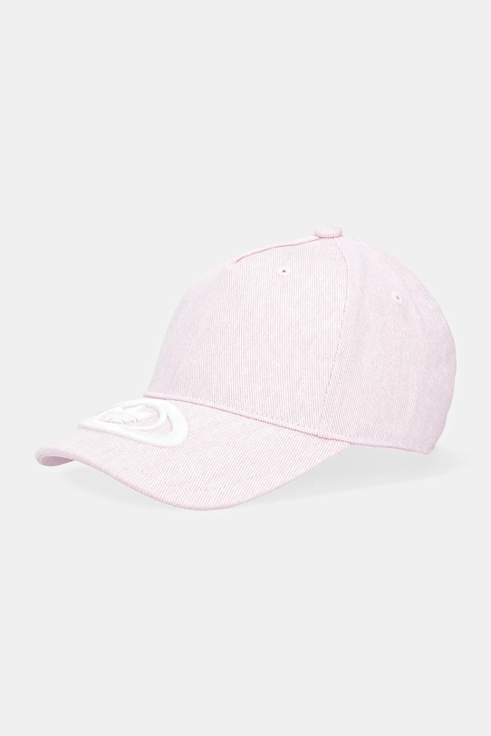 Памучна шапка с козирка adidas Originals памук розов KE1148