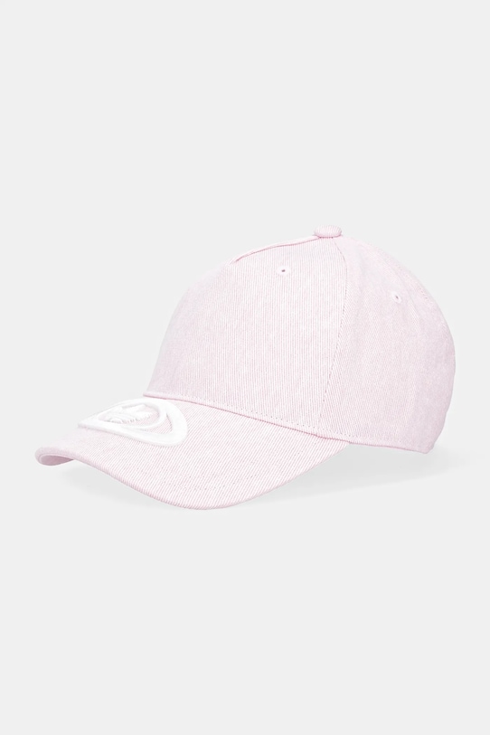 Бавовняна бейсболка adidas Originals аплікація рожевий KE1148