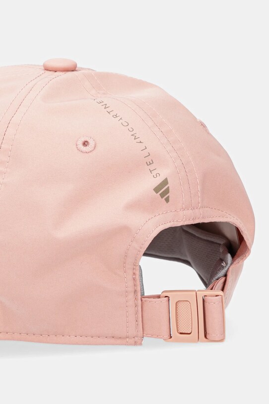 Akcesoria adidas by Stella McCartney czapka z daszkiem JZ5520 pomarańczowy