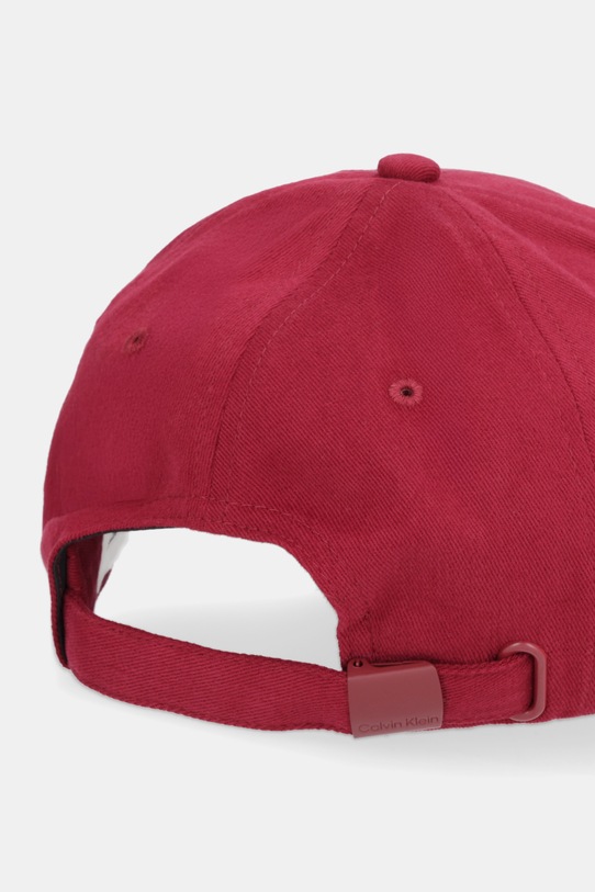 Doplnky Bavlnená šiltovka Calvin Klein LV04F5059G burgundské