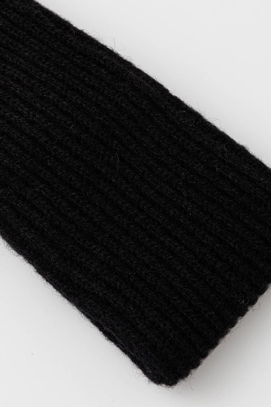 Calvin Klein opaska na głowę z dodatkiem wełny LV04F8039G czarny AW25