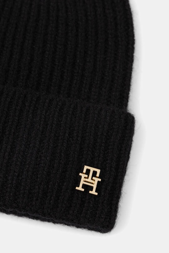 Аксессуары Кашемировая шапка Tommy Hilfiger AW0AW17772 чёрный