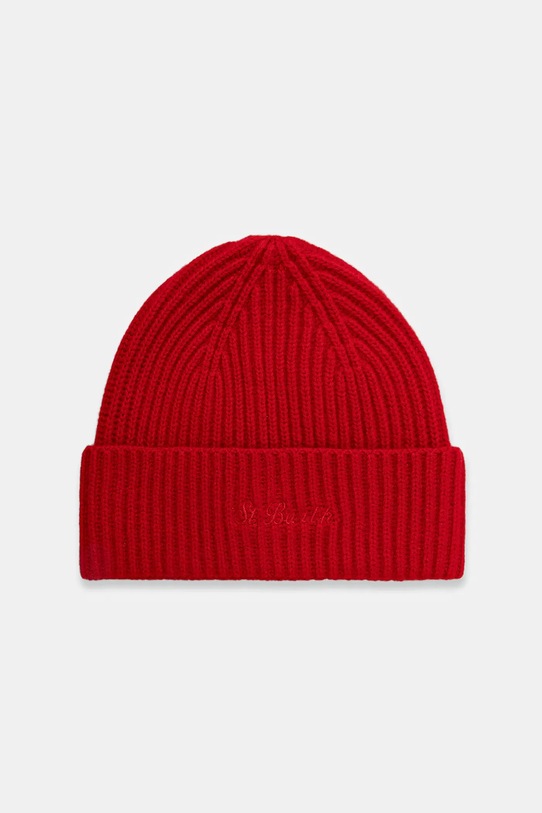 Вовняна шапка MC2 Saint Barth тонкий червоний MOS0004
