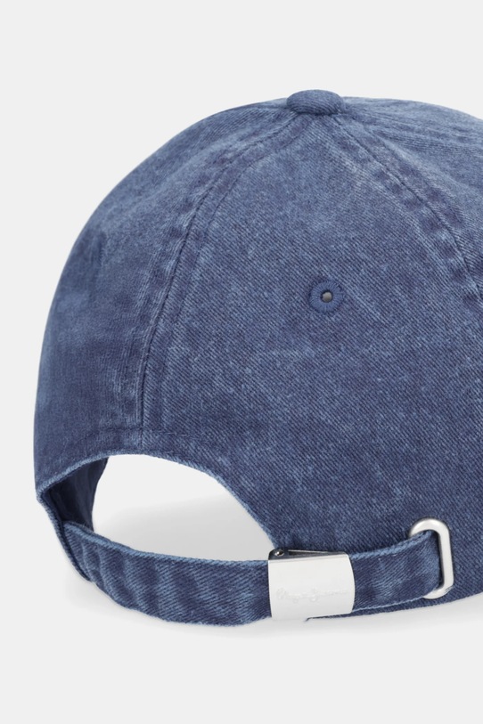 Akcesoria Pepe Jeans czapka z daszkiem bawełniana PL0400001 niebieski