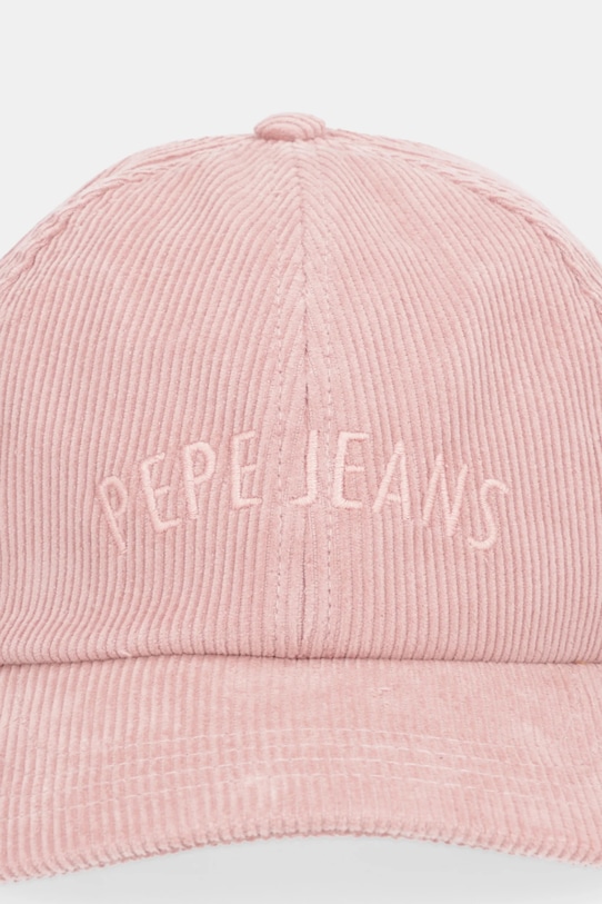 Menčestrová baseballová čiapka Pepe Jeans PL0400005 ružová AW25